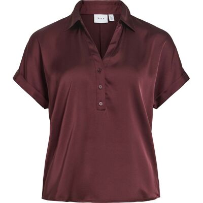 Vila Top Vienna Ravenna Bordeaux Rood dames Bordeaux Rood 34,38,36,40,42 unisex Vila Top Vienna Ravenna Bordeaux Rood dames Bordeaux Rood 34,38,36,40,42 unisex