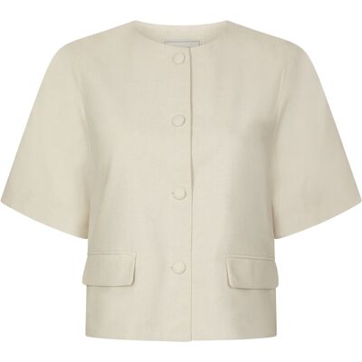 Neo Noir Blouse Rory Linnen Crème dames Creme 38,34,40,36 unisex Neo Noir Blouse Rory Linnen Crème dames Creme 38,34,40,36 unisex