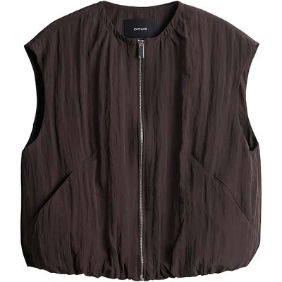 Opus Gilet Werina Boxy Bruin dames Bruin 38,36,40 unisex Opus Gilet Werina Boxy Bruin dames Bruin 38,36,40 unisex