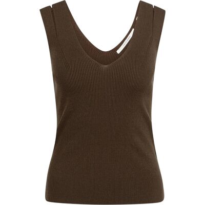 Yaya Top Bruin dames Bruin M,S,L,XS unisex Yaya Top Bruin dames Bruin M,S,L,XS unisex