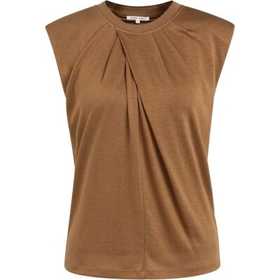 Yaya Top Bruin dames Bruin XL,M,L,XS,S unisex Yaya Top Bruin dames Bruin XL,M,L,XS,S unisex