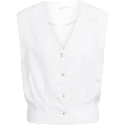 Yaya Gilet Wit dames Wit 40,42 unisex Yaya Gilet Wit dames Wit 40,42 unisex