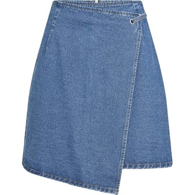 Vila Spijkerok Paige HW Wrap Jeans dames Jeans kleur 36,42,40,34,38 unisex Vila Spijkerok Paige HW Wrap Jeans dames Jeans kleur 36,42,40,34,38 unisex