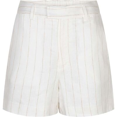 Esqualo Short Striped linnen Wit dames Wit 36,40,42,38 unisex Esqualo Short Striped linnen Wit dames Wit 36,40,42,38 unisex