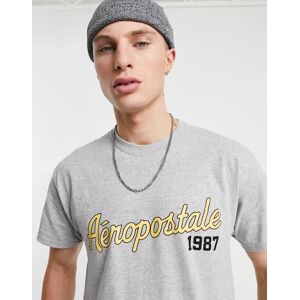 Aeropostale 1987 - T-shirt-Grijs  - male - Grijs - Grootte: Small