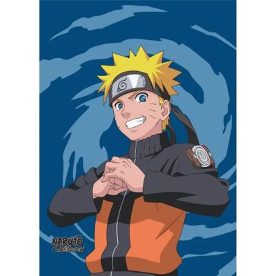Naruto Fleece plaid blauw 100 x 140 cm - polyester Blauw Naruto Fleece plaid blauw 100 x 140 cm - polyester Blauw