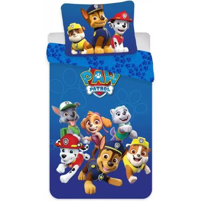 Paw Patrol peuterdekbedovertrek Family- 100 x 135 cm Blauw Multicolor Paw Patrol peuterdekbedovertrek Family- 100 x 135 cm Blauw Multicolor