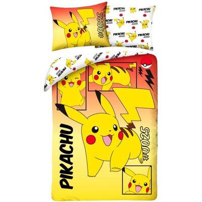 Pokemon Pokémon Pikachu Dekbedovertrek 140 x 200 cm (70 x 90 cm) Geel Pokemon Pokémon Pikachu Dekbedovertrek 140 x 200 cm (70 x 90 cm) Geel