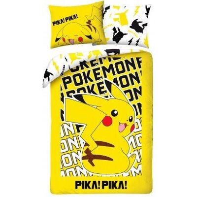 Pokemon Pokémon Pika Pika Dekbedovertrek 140 x 200 cm (70 x 90 cm) Geel Pokemon Pokémon Pika Pika Dekbedovertrek 140 x 200 cm (70 x 90 cm) Geel
