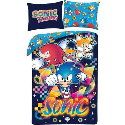 Sonic Dekbedovertrek Regenboog 140 x 200 cm Multicolor Sonic Dekbedovertrek Regenboog 140 x 200 cm Multicolor