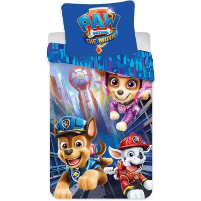 PAW Patrol Dekbedovertrek The Movie - Eenpersoons - 140 x 200 cm - Katoen Multicolor PAW Patrol Dekbedovertrek The Movie - Eenpersoons - 140 x 200 cm - Katoen Multicolor