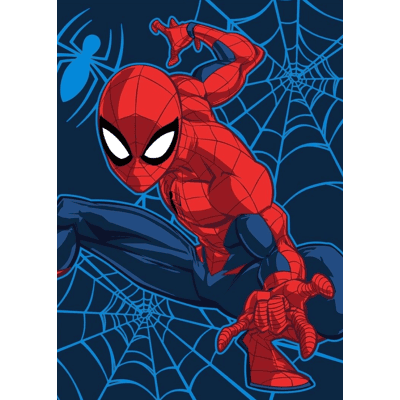 Spiderman Fleece plaid 130 x 160 cm blauw/rood extra zacht Blauw/Rood Spiderman Fleece plaid 130 x 160 cm blauw/rood extra zacht Blauw/Rood