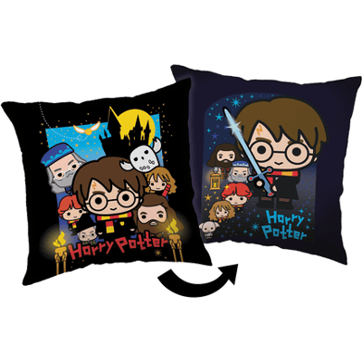 Harry Potter 'friends' sierkussen 40 x 40 cm Zwart Harry Potter 'friends' sierkussen 40 x 40 cm Zwart