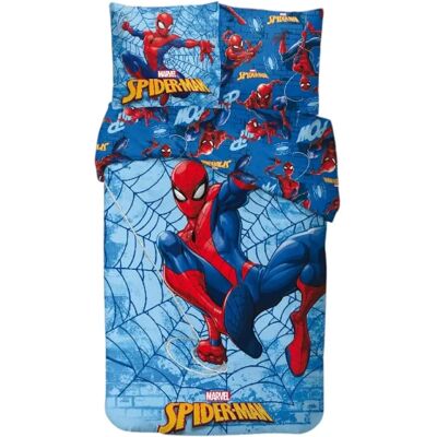 Spiderman Dekbedovertrek blauw 140 x 200 cm - 65 x 65 cm Blauw Spiderman Dekbedovertrek blauw 140 x 200 cm - 65 x 65 cm Blauw