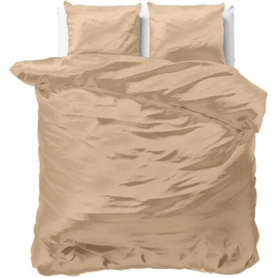 Sleeptime Beauty Skin Care Dekbedovertrek Taupe 200 x 200/220 cm Taupe Sleeptime Beauty Skin Care Dekbedovertrek Taupe 200 x 200/220 cm Taupe