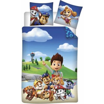 Paw Patrol Dekbedovertrek Ryder en het Team - 140 x 200 cm - 65 x 65 cm - Polykatoen Multicolor Paw Patrol Dekbedovertrek Ryder en het Team - 140 x 200 cm - 65 x 65 cm - Polykatoen Multicolor