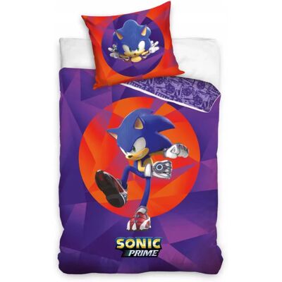 Sonic dekbedovertrek Paars 140 x 200 cm - 70 x 90 cm - katoen Paars Sonic dekbedovertrek Paars 140 x 200 cm - 70 x 90 cm - katoen Paars