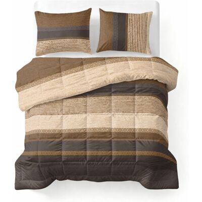 Sleeptime All-in one Lazy dekbed Marina Taupe 240 x 220 Met Kussenslopen cm Taupe Sleeptime All-in one Lazy dekbed Marina Taupe 240 x 220 Met Kussenslopen cm Taupe
