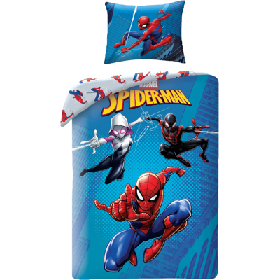 SpiderMan Dekbedovertrek lichtbauw Eenpersoons - 140 x 200 cm - 70 x 90 cm - Katoen Multicolor SpiderMan Dekbedovertrek lichtbauw Eenpersoons - 140 x 200 cm - 70 x 90 cm - Katoen Multicolor