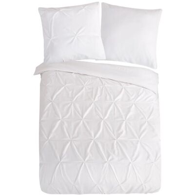 Pure Dekbedovertrek "Elegance" - Wit - (200x200 cm) - 100% Polyester Wit Pure Dekbedovertrek "Elegance" - Wit - (200x200 cm) - 100% Polyester Wit