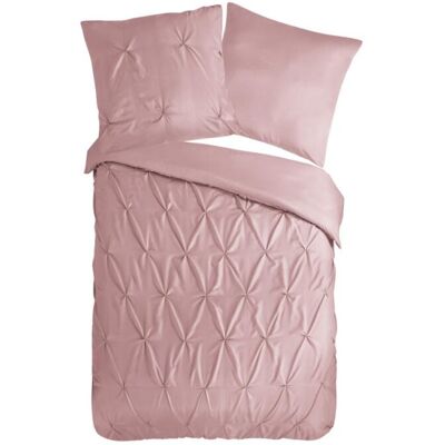 Pure Dekbedovertrek "Elegance" - Roze - (135x200 cm) - 100% Polyester Roze Pure Dekbedovertrek "Elegance" - Roze - (135x200 cm) - 100% Polyester Roze