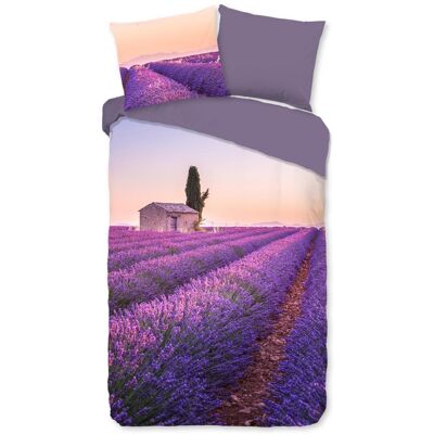 Pure Dekbedovertrek "Lavender" - Paars - (140x220 cm) - 100% Polyester Paars Pure Dekbedovertrek "Lavender" - Paars - (140x220 cm) - 100% Polyester Paars