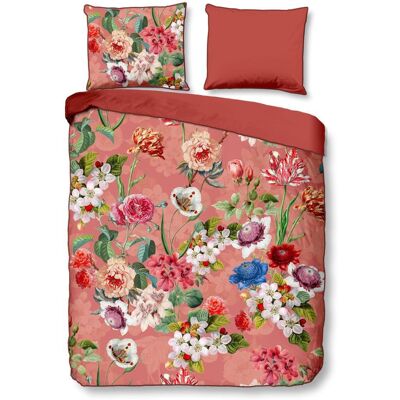 Descanso Dekbedovertrek "Amalia" - Bruin - (200x220 cm) - 100% organisch katoen Bruin Descanso Dekbedovertrek "Amalia" - Bruin - (200x220 cm) - 100% organisch katoen Bruin