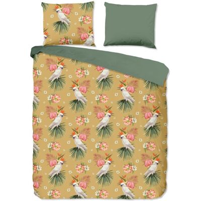 Pure Dekbedovertrek "Kakatoe" - Geel - (240x220 cm) - 100% Polyester Geel Pure Dekbedovertrek "Kakatoe" - Geel - (240x220 cm) - 100% Polyester Geel