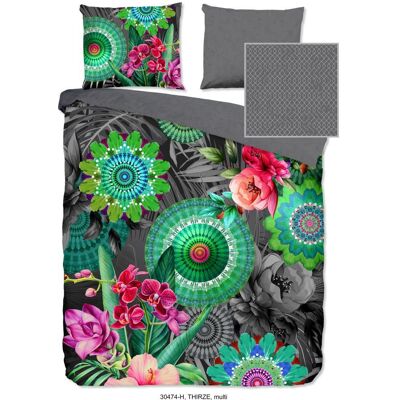 HIP Dekbedovertrek "Thirze" - Multi - (240x220 cm) - 100% Katoen Multicolor HIP Dekbedovertrek "Thirze" - Multi - (240x220 cm) - 100% Katoen Multicolor