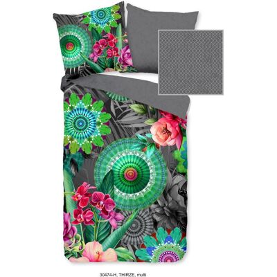 HIP Dekbedovertrek "Thirze" - Multi - (155x220 cm) - 100% Katoen Multicolor HIP Dekbedovertrek "Thirze" - Multi - (155x220 cm) - 100% Katoen Multicolor