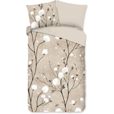 Pure Dekbedovertrek "Ralfa" - Bruin - (140x220 cm) - 100% Polyester Bruin Pure Dekbedovertrek "Ralfa" - Bruin - (140x220 cm) - 100% Polyester Bruin