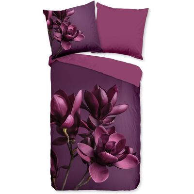 Pure Dekbedovertrek "Penelope" - Paars - (135x200 cm) - 100% Polyester Paars Pure Dekbedovertrek "Penelope" - Paars - (135x200 cm) - 100% Polyester Paars