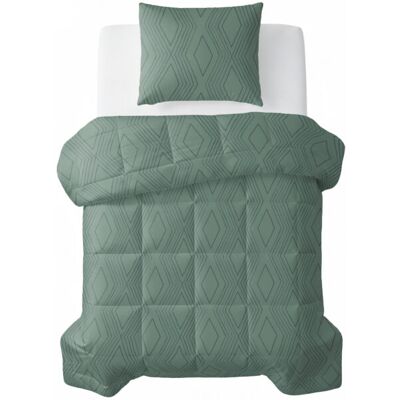 Sleeptime All-in one Lazy dekbed Dorian Groen 140 x 200 Met Kussensloop cm Groen Sleeptime All-in one Lazy dekbed Dorian Groen 140 x 200 Met Kussensloop cm Groen