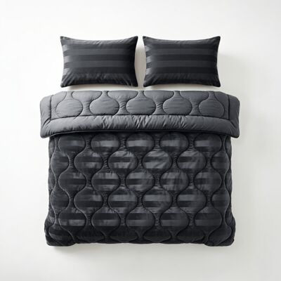 Sleeptime Lazy Dekbed Hotel Velvet Antraciet 240 x 200 cm Antraciet Sleeptime Lazy Dekbed Hotel Velvet Antraciet 240 x 200 cm Antraciet