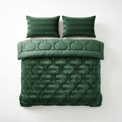 Sleeptime Lazy Dekbed Hotel Velvet Donker Groen 240 x 200 cm Donker Groen Sleeptime Lazy Dekbed Hotel Velvet Donker Groen 240 x 200 cm Donker Groen