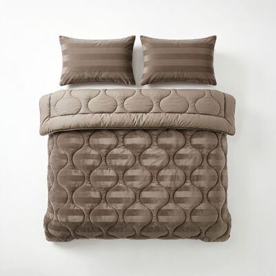 Sleeptime Lazy Dekbed Hotel Velvet Taupe 200 x 200 cm Taupe Sleeptime Lazy Dekbed Hotel Velvet Taupe 200 x 200 cm Taupe
