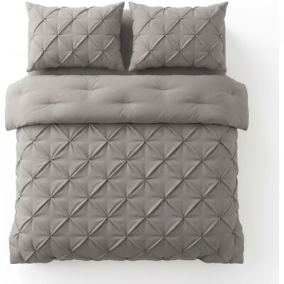 Sleeptime Lazy Dekbed Pintuck Taupe/Grijs 200 x 200 cm Taupe/Grijs Sleeptime Lazy Dekbed Pintuck Taupe/Grijs 200 x 200 cm Taupe/Grijs