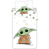 Star Wars Dekbedovertrek Baby Yoda - Eenpersoons - 140 x 200 cm - Katoen multicolor