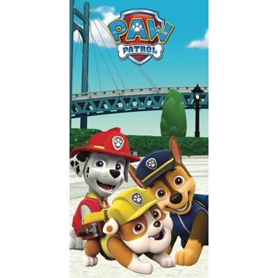 Paw Patrol Strandlaken brug 70 x 140 cm Multicolor Paw Patrol Strandlaken brug 70 x 140 cm Multicolor