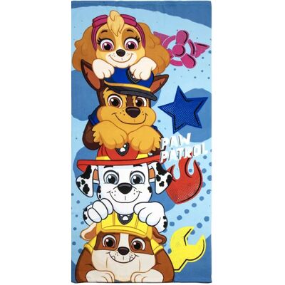 Paw Patrol handdoek play 70 x 140 cm - polyester Multicolor Paw Patrol handdoek play 70 x 140 cm - polyester Multicolor