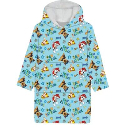 PAW Patrol Hoodie Fleece deken licht blauw, 3 - 6 jaar Lichtblauw PAW Patrol Hoodie Fleece deken licht blauw, 3 - 6 jaar Lichtblauw
