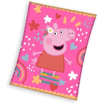 Peppa Pig Coral fleece deken roze- 130 x 160 cm Roze Peppa Pig Coral fleece deken roze- 130 x 160 cm Roze