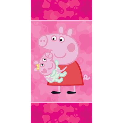 Peppa Pig handdoek roze 70 x 140 cm Multicolor Peppa Pig handdoek roze 70 x 140 cm Multicolor