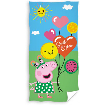 Peppa Pig strandlaken Balloons 70 x 140 cm Multicolor Peppa Pig strandlaken Balloons 70 x 140 cm Multicolor