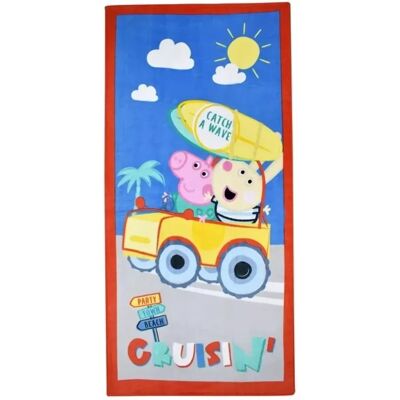 Peppa Pig strandlaken cruising 70 x 140 cm Multicolor Peppa Pig strandlaken cruising 70 x 140 cm Multicolor