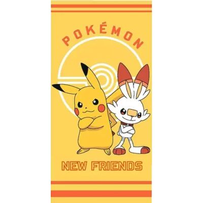 Pokemon strandlaken New Friends 70 x 140 cm - katoen Multicolor Pokemon strandlaken New Friends 70 x 140 cm - katoen Multicolor