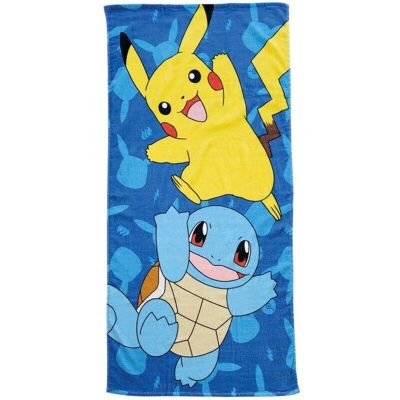 Pokemon strandlaken Squirtle en Pikachu 70 x 140 cm Multicolor Pokemon strandlaken Squirtle en Pikachu 70 x 140 cm Multicolor