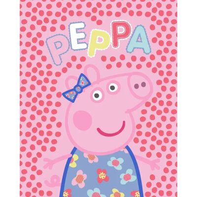 Roze Peppa Pig Coral fleece deken - 130 x 160 cm Roze Roze Peppa Pig Coral fleece deken - 130 x 160 cm Roze