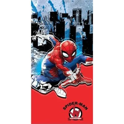 Spiderman strandlaken 70 x 140 cm - katoen Multicolor Spiderman strandlaken 70 x 140 cm - katoen Multicolor