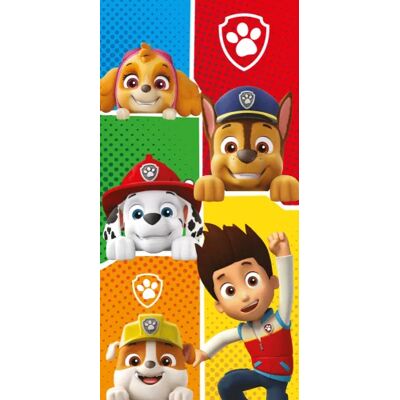 Paw Patrol strandlaken blocks 70 x 140 cm Multicolor Paw Patrol strandlaken blocks 70 x 140 cm Multicolor
